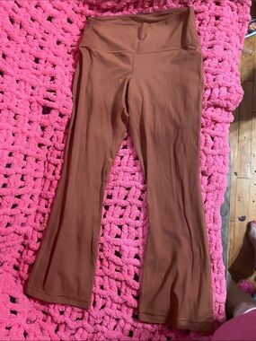 lululemon athletica High-Rise Flare Yoga Pants in Rust